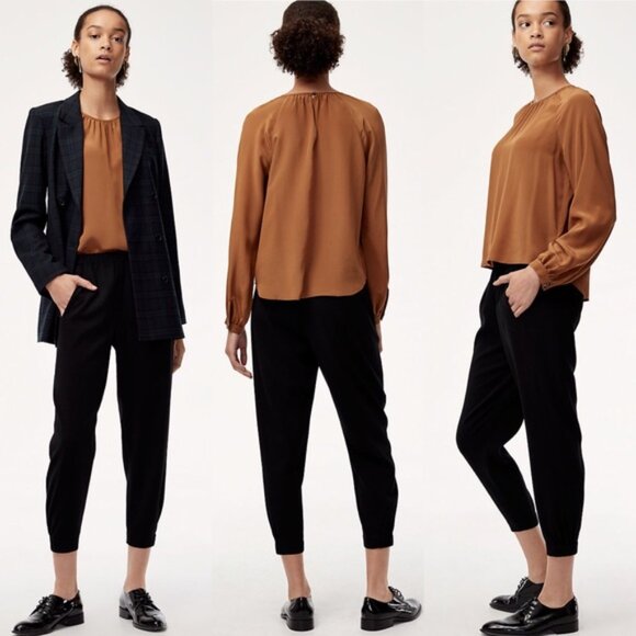 BABATON Dexter crepe jogger ankle pant medium - Picture 5 of 6